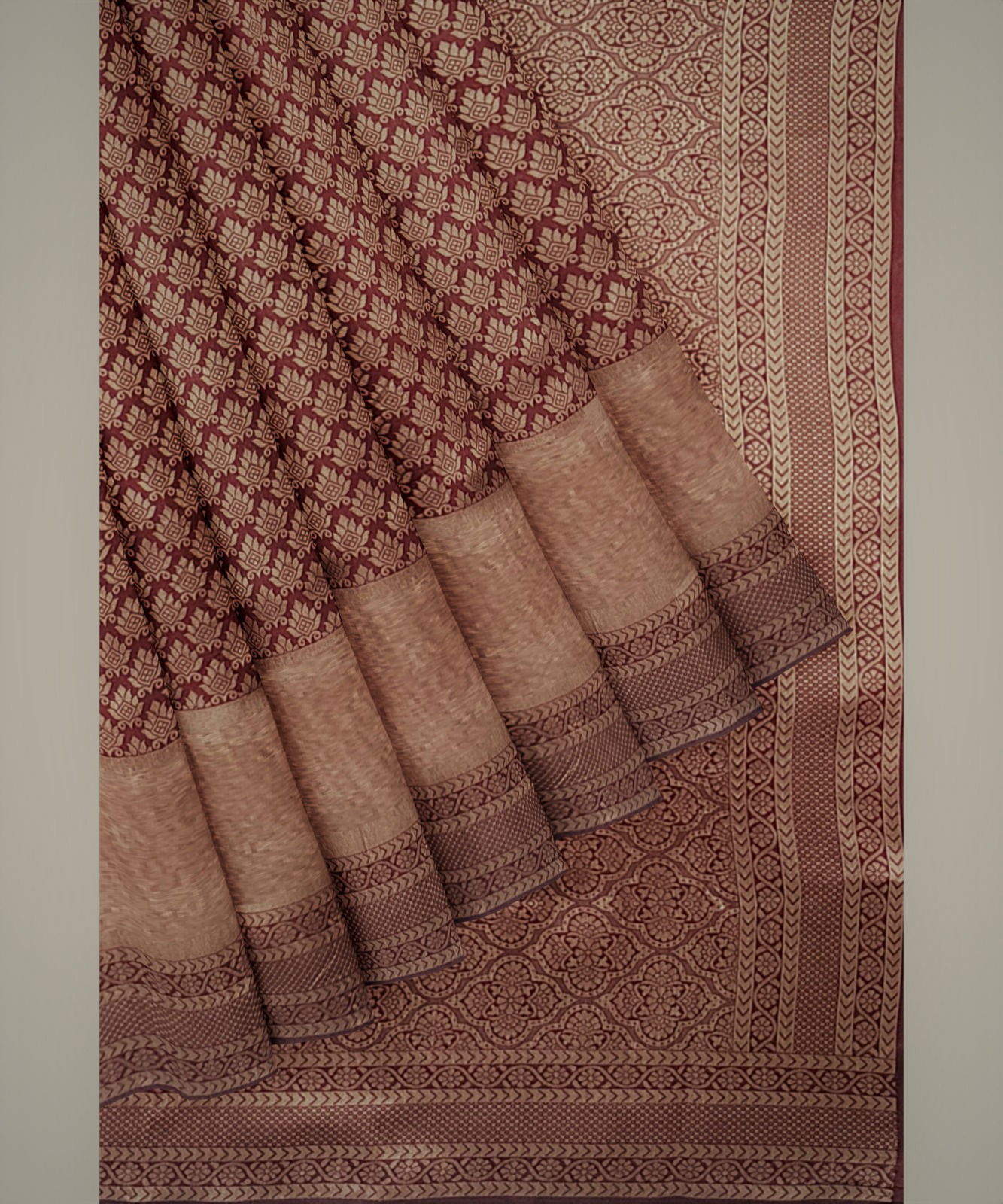 Ddf Maroon Pan Banarasi Silk Saree Catalog